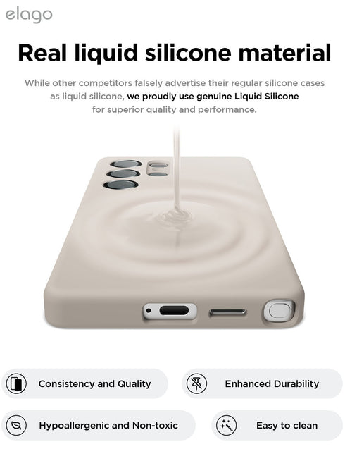 elago Samsung Galaxy S25 ULTRA Case Liquid Silicone